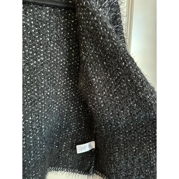 1 State Eyelash Yarn Wool Blend Open Cardigan Sz. Large - Picture 4 of 9